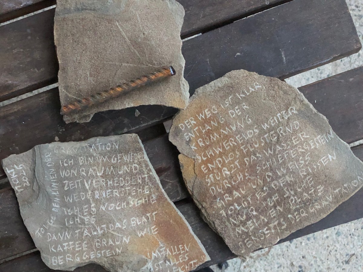 Drei Tage lang Stein&nbsp;Poet